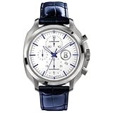 Junghans Herren-Armbanduhr XL Bogner Willy Chronoscope Chronograph Automatik Leder 027/4260.00
