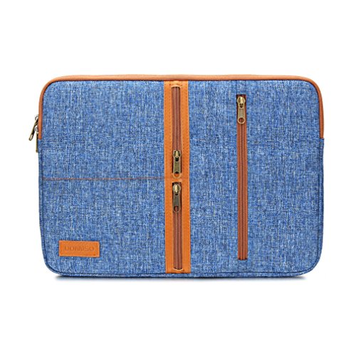DOMISO 14 Zoll Einfachen Stil Laptoptaschen Business Laptop Notebook Hülle Sleeve Laptoptasche Sleeve Hülle Schutztasche , Blau