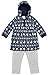 Girls Baby 2 Piece Kitten Snowflake Winter Hoody Top & Leggings Set sizes from Newborn to 24 Months