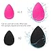 Makeup Foundation Beauty Blender Sponge Set-Latex Free Sponge Teardrop Shape- Perfect For Powder, Cream or Liquid Application from NiceTime (Pack of 2 or 4 ,Black&Pink) (1 pack (2 pieces))