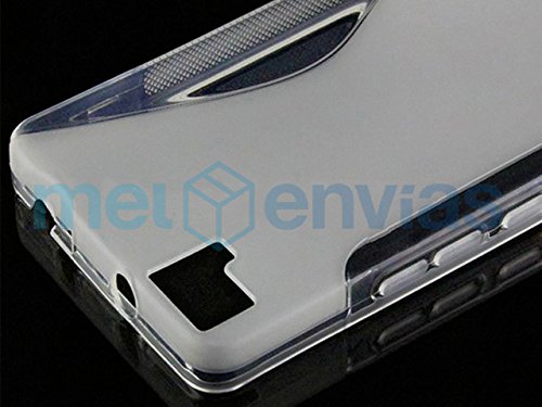 Funda para BQ AQUARIS M5 GEL TPU Dise  o S-Line Color TRANSPARENTE