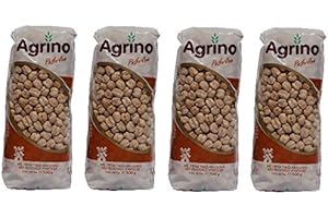 HELLENIKOS 4x Kichererbsen aus Griechenland 4 Tüten a 500 g - gesamt 2 kg griechische Kicher Erbsen + gratis Probiersachet Olivenöl 10 ml aus Kreta