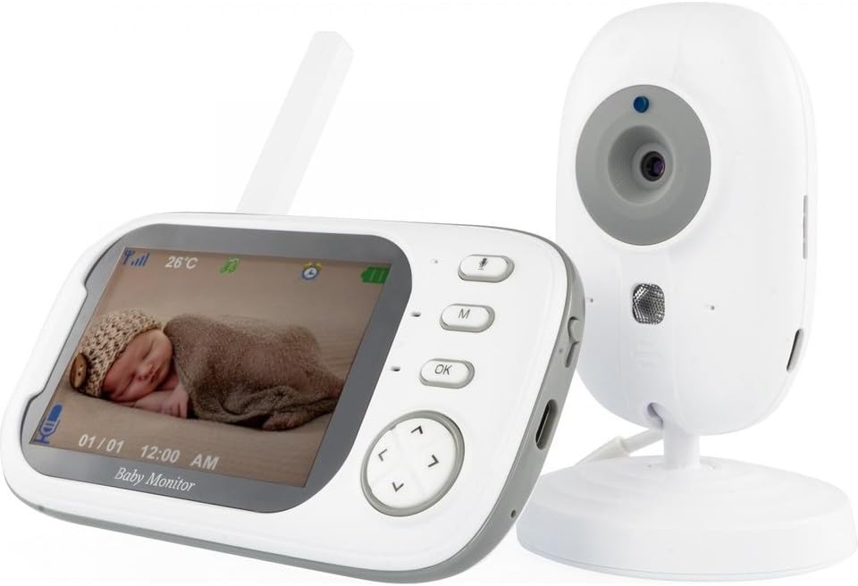 Lcd Ekranlı Gece Görüşlü Bebek Monitörü Bebek Kamerası