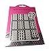 Goldenssy 1x Template Model Sticker Decal Pierced for Nail Art Stamping Prints Pattern Spots