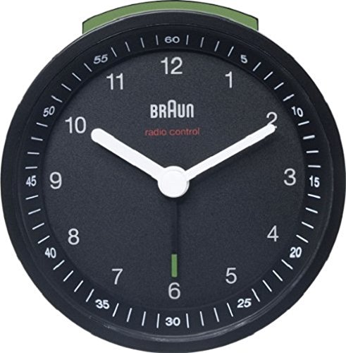 Braun Funk Wecker Analog Deutsche Präzision Quarzwerk BNC007BKBK DCF