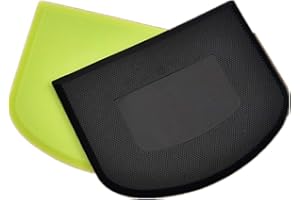 soleilx 2PZ - Tarocco Per Impasti Pizza – Raschietto Taglia Impasto – Spatola Taglia Pizza – Taglia Pasta Fresca – Accessori Spatola Cucina per taglio Impasti/Torte/Pasta/Pizza/Pane/verdure