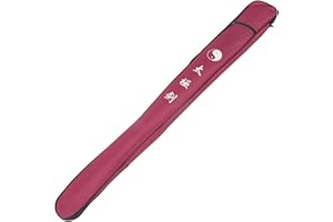 Kisangel Tai Chi Sets Sac avec sangle chinoise Housse de transport Taichi Étui de transport Support Épées Sac d'arts martiaux Sac de couverture Sac Prop Toile Accessoires dédiés