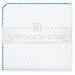 SwaddleDesigns Ultimate Receiving Blanket, Polka Dots (Blue)