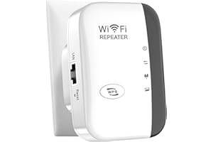 CARPHONE WAREHOUSE WLAN Verstärker, WLAN Repeater 300 Mbit/s 2.4 GHz, WiFi Extender Booster, WiFi Extender Booster mit Repeater/AP Modus und WPS-Funktion Internet Verstärker bis zu 3000qm und 30 Geräte (weiß)