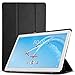 Produktbild IVSO Hülle für Lenovo TAB P10, Ultra Schlank Slim zubehör Schutzhülle Hochwertiges PU Leder-mit Standfunktion Perfekt Geeignet für Lenovo TAB P10 10 Zoll 2018 Tablet PC, Schwarz