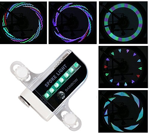 Spoke Light Waterproof LED Bicycle Wheel with 14 Ultra Bright LEDs