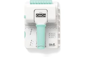 We R Memory Keepers Mini Cinch Bookbinding Binding Tool Machine | Spiral Binding for Binder, Planner, Paper, Book Making, Notebook Punch Makes Square Hole