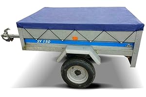 COVERANDCARRY All New 650GSM Hardwearing Trailer Cover For Erde122,Daxara 127 (125 x 98 x 8cm)