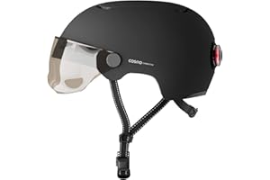 Cosmo Connected - Ancienne Version sans télécommande - Cosmo Fusion Pure - Casque Intelligent Vélo et Trottinette - Taille Adulte, Homme et Femme - 1 unité