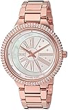Michael Kors Damen Analog Quarz Uhr mit Edelstahl Armband MK6551