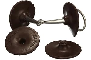 Acavallo Bit Guards Brown, Protezioni per Punte, Colore: Marrone Unisex-Adulto, Taglia Unica