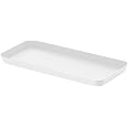 Yamazaki 4221 TOWER Amenity Tray L, white, Steel, Minimalist, 22 x 10 x 1.5 cm