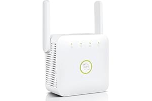 GUBBETT 2023 Nuova Ripetitore WiFi Potente per Casa 300Mbps 2.4GHz Amplificatore WiFi Extender| Facile da configurare| con Ethernet Porta| 2 * 5dBi Antennes