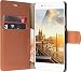 Produktbild JT Berlin LederBook Kreuzberg für Huawei P10 - cognac [Echtleder | Handarbeit | Standfunktion | Kartenfächer | Magnetverschluss] - 10182