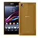 Produktbild Sony Xperia Z2 Soft Silikon Case, Conie Mobile Klare Hülle, Crystal Clear Premium TPU Rückschale in Gold