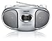 Produktbild Philips AZ105S/05 Portable CD Player with FM Tuner and Line-In for MP3 Playback - White & Silver