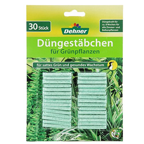 Dehner Düngestäbchen für Grünpflanzen, 4 x 30 Stück (120 Stück) - 2