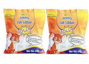 JiMMy Pet Products Ball Shaped Clumping Bentonite Cat Litter Lavender Scented 10 Kg