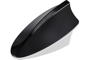 Eightwood Shark Fin Car Aerial antenna, Universal Car Radio Amplifier antenna Base Fin Roof Car Aerial for Truck SUV