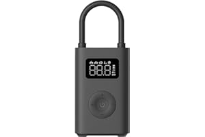 Xiaomi Portable Electric Air Compressor 2 - Portable Air Compressor (0.2 10.3 Bar/3-150 psi, 6 Modes, 2000mAh Battery, 14.4Wh, USB-C Charging, LED Screen), Black (SE)