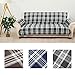 Produktbild Kinlo hochwertig zweiseitige grau Couchhusse Sofabezug 3 Sitzer aus Cotton + Polyester fürs Gästezimmer Wohnzimmer kein Eigengeruch/Gebrauchsspuren rutscht auch nicht