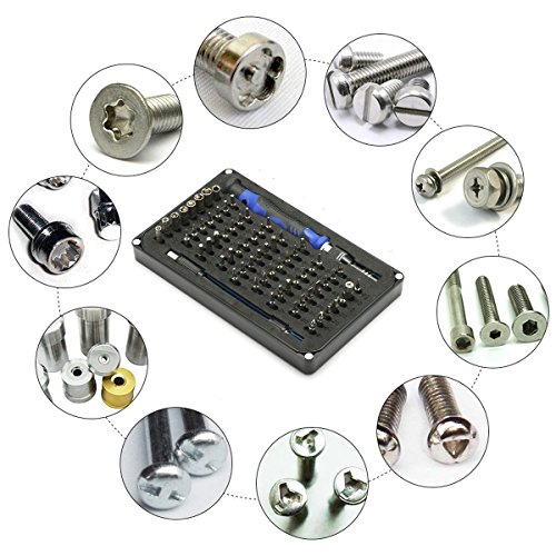64 in 1 Schraubendreher Set,SGODDE mit 63 Bits Schraubendrehersatz Werkzeugset für Handy smartphone wie Apple iPhone 7 6s 6 5s 5 4 und Tablet, PC, Laptop, Uhr, Kamer - 7
