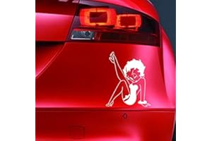 MEMORIES THAT STICK Sticker Betty Boop en vinyle pour pare-chocs de fenêtre de voiture JDM Europe Caravane vélo scooter V2