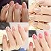 CLAVUZ Gel Nail Polish Set Soak Off Nail Starter Kit 4pcs with 9W UV LED Nail Light Dryer with Top and Base Coat plus Nail Art Manicure Tools DIY at Home