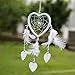 Produktbild Dekorative Accessoires - Anhänger Dream Catcher Handgefertigte Perlen Feder Hängende Ornamente für Zu Hause, Indische TraumfäNger Herzform Wandbehang Dekoration Handwerk Geschenk LAD-I