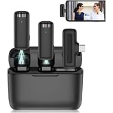 COMSE J13 Type-c And Iphone Compatible Wireless Collar Microphone Noise Reduction Tiktok With Charging Box