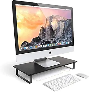 INDIAN DECOR. 39877 Monitor Stand - Compatible with 27-inch Monitor, Desktops, Laptops and Printers, Monitor Riser Stand