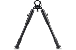 ToopMount Taktische ausziehbares Zweibein Barrel Mount Zweibein 8-10 Zoll - Schwenkbolzen ausziehbare Federspannung einstellbar für Luftgewehr