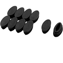 20 Tappi In Plastica A U Per Gambe Di Amaca E Mobili – Adatti A Tubi Da 38-42mm, Antiscivolo E Facili Da Montare A Clip, Colore Nero