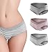 Maternity Underwear, KUCI® Women's Pregnant Briefs Cotton Low-waist U-shaped Maternity Knickers 3Pack