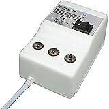 Transmedia FP8iRL Zweigeräte Antennenverstärker für Kabelfernsehen SAT (47-862MHz, Verstärkung 20dB, regelbar 0-10dB)