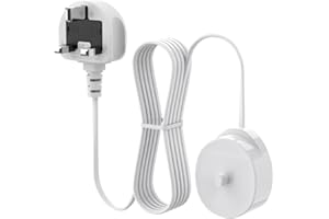 LIANSUM For Oral B Electric Toothbrush Charger, UK Plug Braun Type 3757 for Pro 600, Pro 650, Pro 2 2500, Pro 2900, Pro 3 3500,Vitality, Genius X, Kids, Pro Series, Smart,iO3 iO4 iO5 iO6 Charging Base Adapter