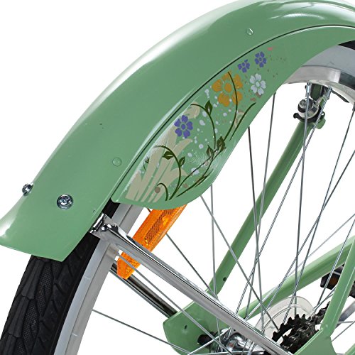 26 Zoll Beachcruiser Viking Retro Ladies Fahrrad Cruiser 2 Farben - 4