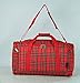 Pre-packed Essentials hospital bag/maternity/holdall for Mum & Baby - red tartan check - FREE NEXT DAY DELIVERY!