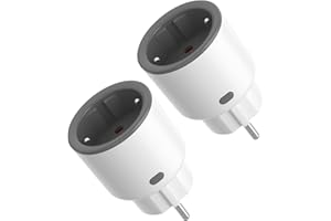 SONOFF S60TPF Prise Intelligente WiFi 16A 2PACK (Type F/E), Prises de Courant, Contrôle à Distance et Programme de Temps via eWeLink APP, Compatible avec Alexa/Google Home, 16A/4000W