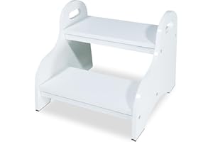 Kiddy dreams Sgabello bambini 2 gradini,scaletta bambini montessori sgabello per camerette, sgabello per bagno e cucina
