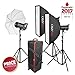 Price comparison product image PIXAPRO® STORM II 600 600Ws High Speed Fan Cool Studio Strobe Flash Three Head Kit HSS Nude Portrait Fashion Lighting Beauty Motion Fitness Set Bowens S Fitting 2.4G High Speed 1/8000s Studio Strobe Flash Light *2 Year UK Warranty *Fast Delivery *UK Stock *VAT Registered … (Three Head Kit, STORM II 600)