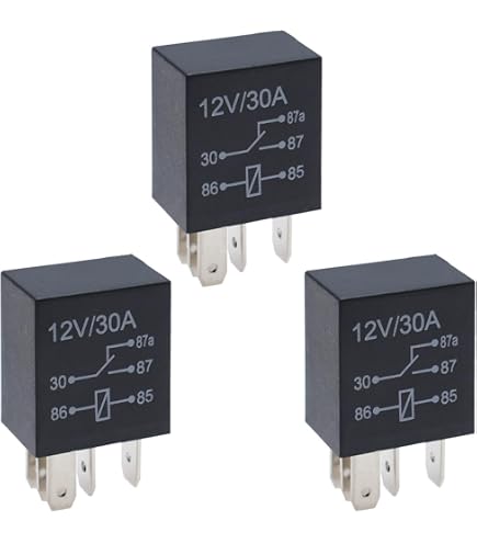 Lot 2 Relais Voiture 12V 7 Pin - Relais Automatique SPDT Enfichable Multifonction Flaconi