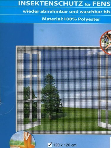 Preisvergleich Produktbild Insektenschutz-Gitte... für Fenster, 120x120 cm
