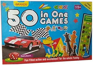 House Of Gifts 50 in 1 Family Board Game - Multicolor
