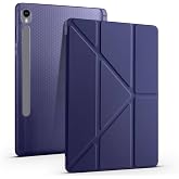 Aksesuarcim Samsung Galaxy Tab S10 Lite SM-X400 ile Uyumlu Kılıf Silikon Yumuşak Kalem B&ouml;lmeli Esnek 4 Farklı Stand Olabilen 